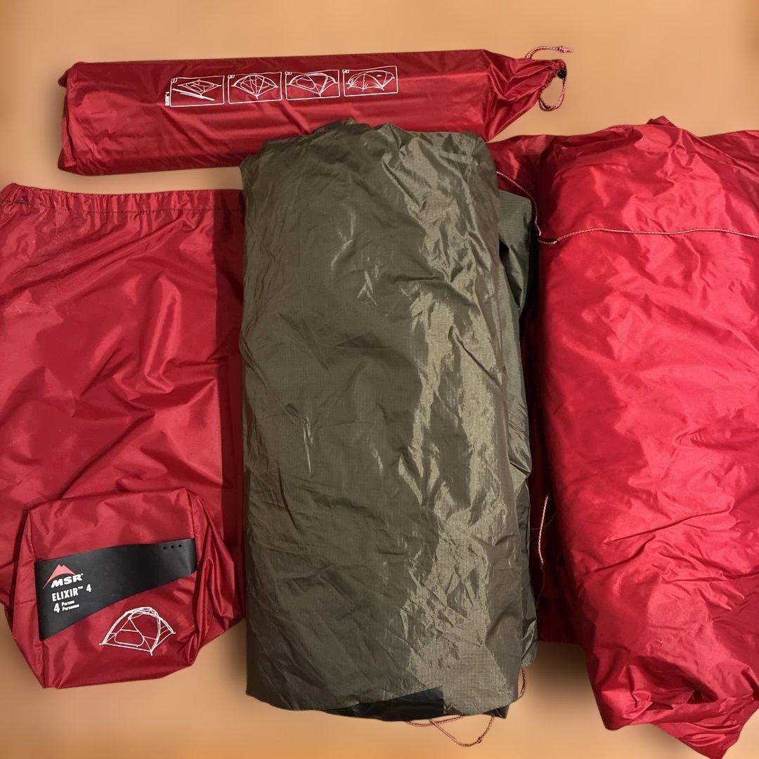 MSR ELIXIR 4 4人用キャンプテント　ヨーロッパ限定　グリーン