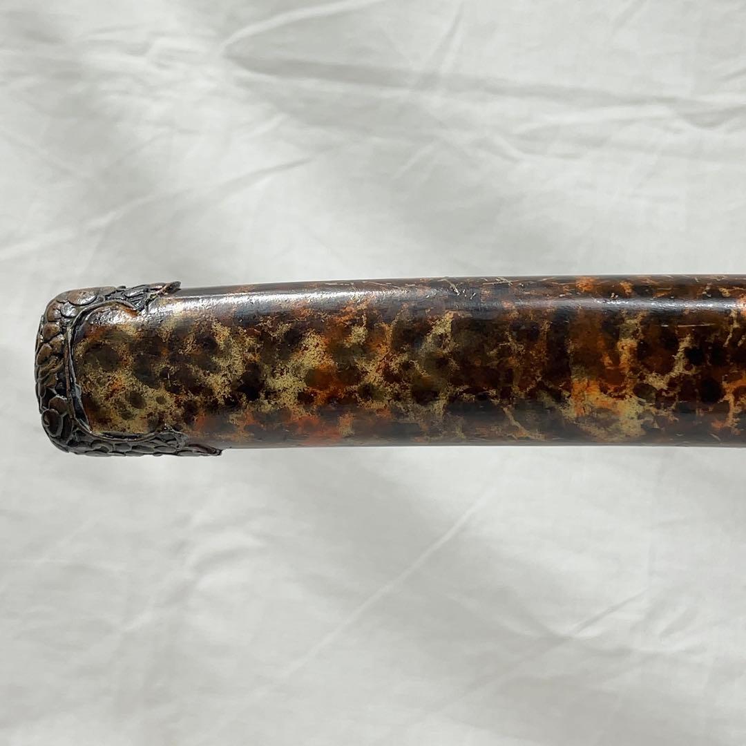 【模造】大脇差 全長86.0センチ 龍鍔 樋入り 特殊鞘 日本刀