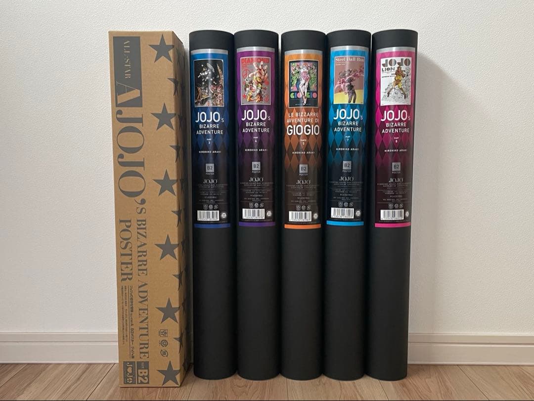ジョジョ展 荒木飛呂彦原画展限定ポスター　6種類セット(東京・金沢)