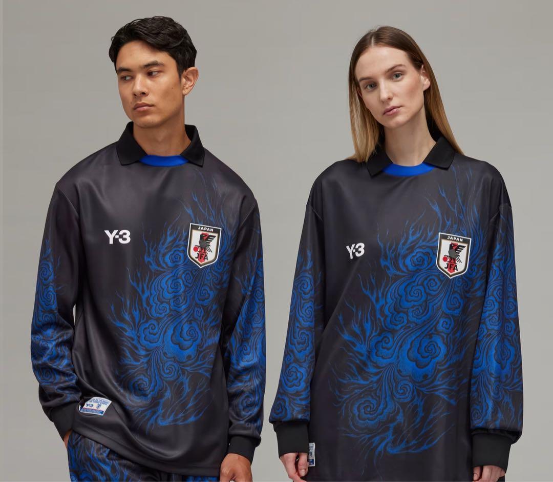 Y-3 サッカー日本代表 CW 長袖Tシャツ Lサイズ　ヨージヤマモト