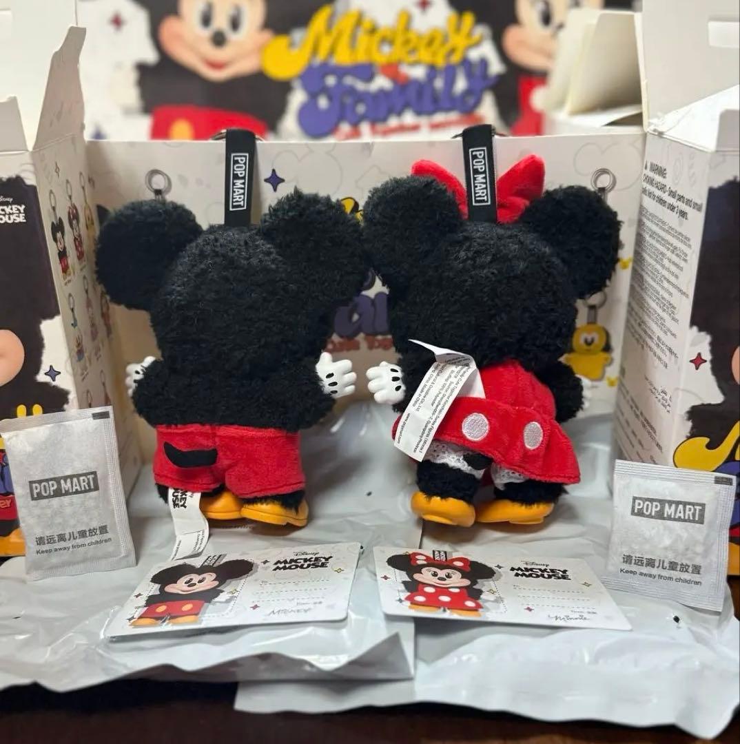 POPMART DISNEY ミッキーファミリーキュート ミッキー ミニーセット