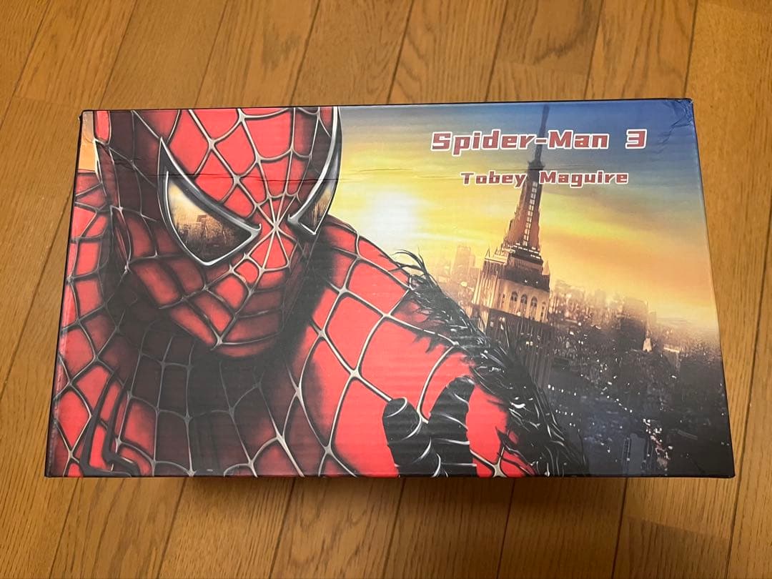 【新品未使用】スパイダーマンハイクオリティ マスク レプリカ黒