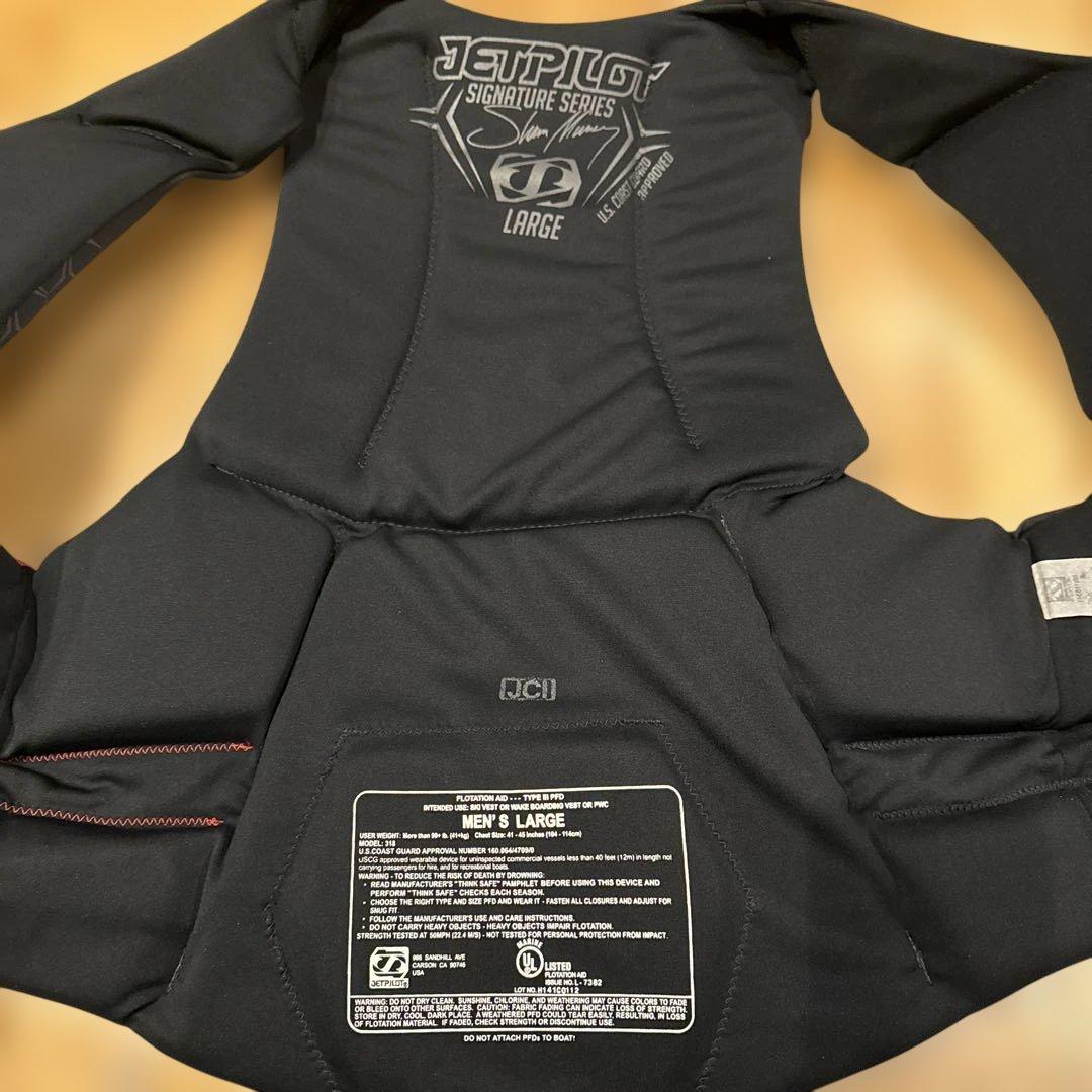 JETPILOT ライフジャケット 赤/黒ジェットパイロットウェイクジェット
