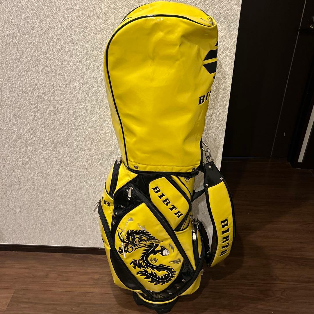 BIRTH バース キャディバッグ ゴルフバッグ エナメル ドラゴン ９型
