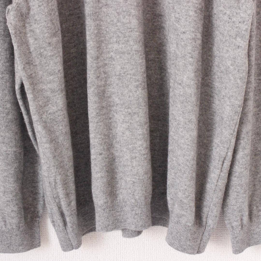 PAPAS PLUS GOLF カシミヤアンゴラハーフジップニット LLサイズ