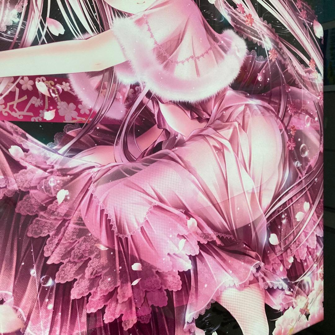 版画　てぃんくる　雪月華舞-凛-　アールビバン ミクスドメディア