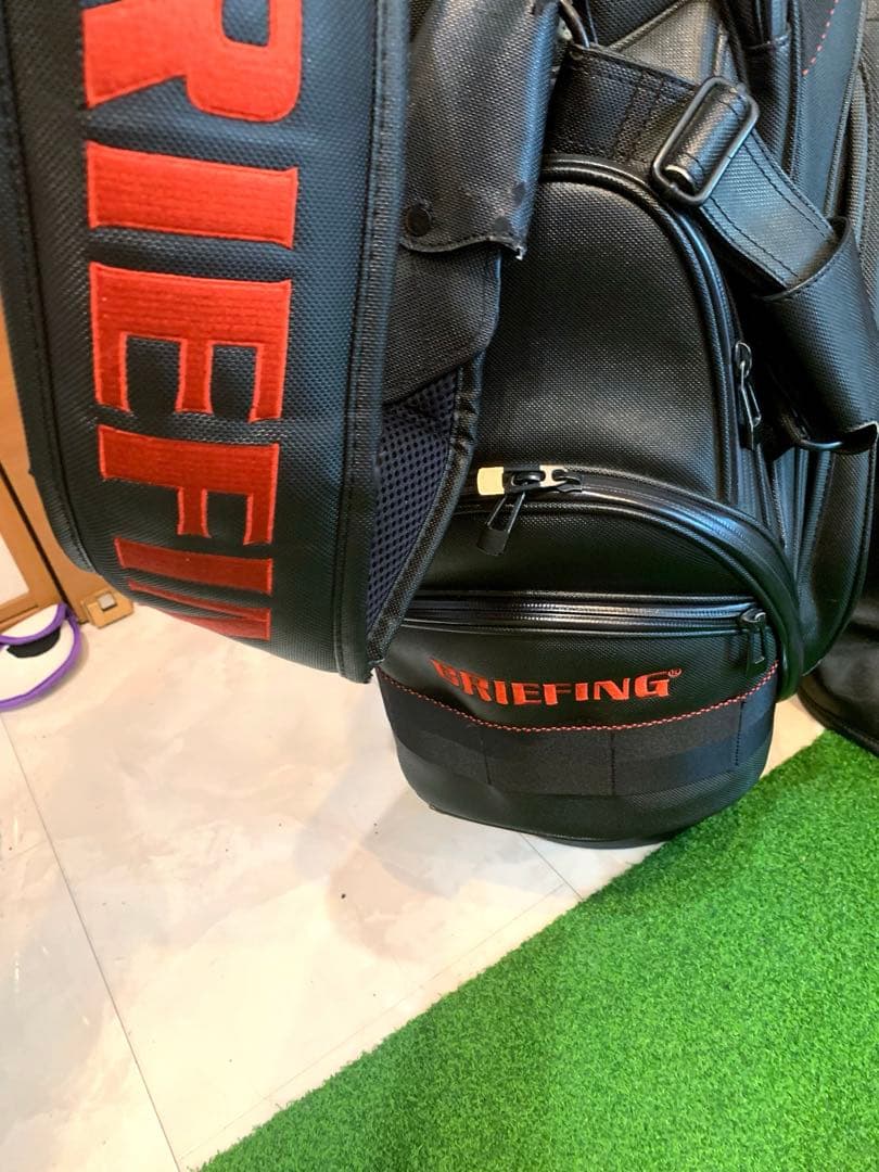 希少　ブリーフィング　briefing キャディバッグ　CR-3