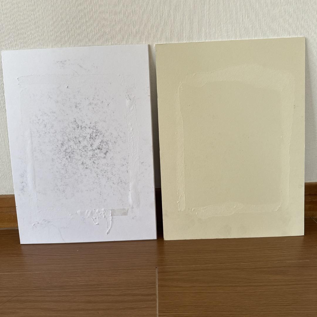 堀尾貞治 2009年作・馬をテーマにした書とドローイング 2点セット