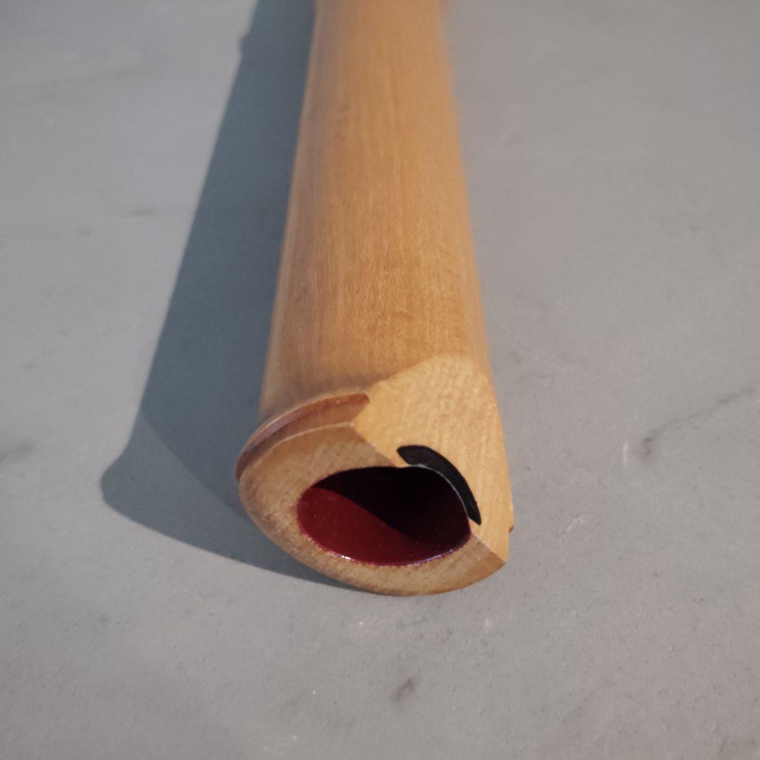 【美品】尺八 完全正律官 一尺八寸官 都山流 胡蝶