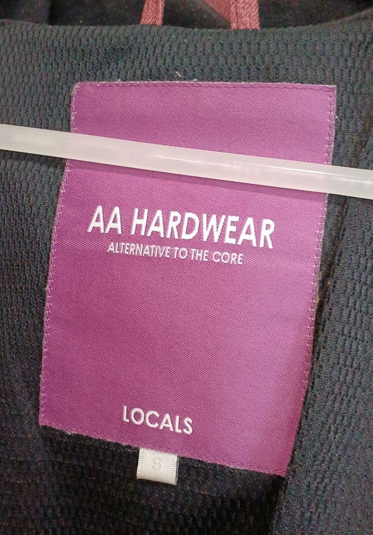 美品⭐ダブルエーハードウェア赤みブラウン&ブラック2色使い⭐Sサイズ(大きめ)