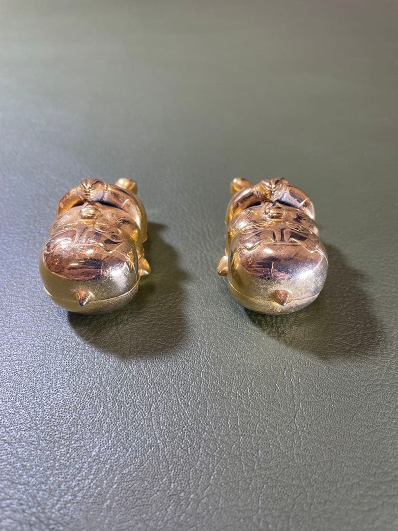 希少　おぼっちゃまくん　黄金像2体セット　小林よしのり