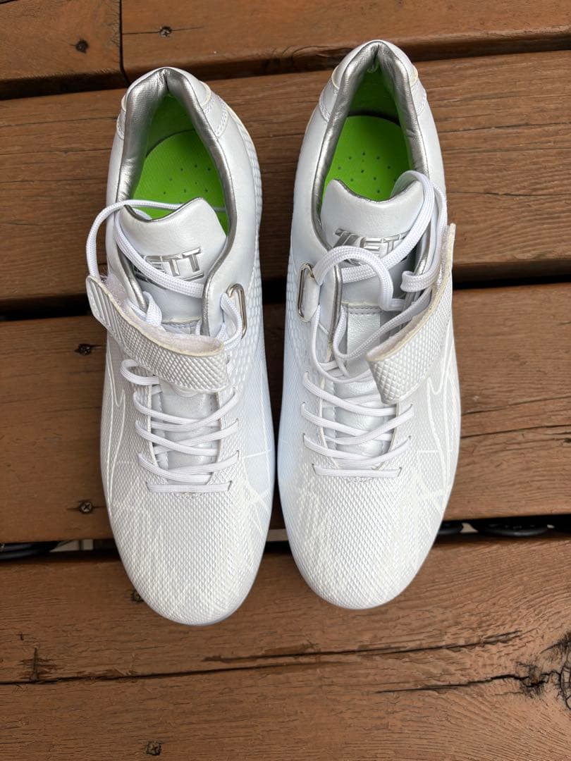 ZETT スーパーグランドジャック WH BSR2719WH 野球スパイク