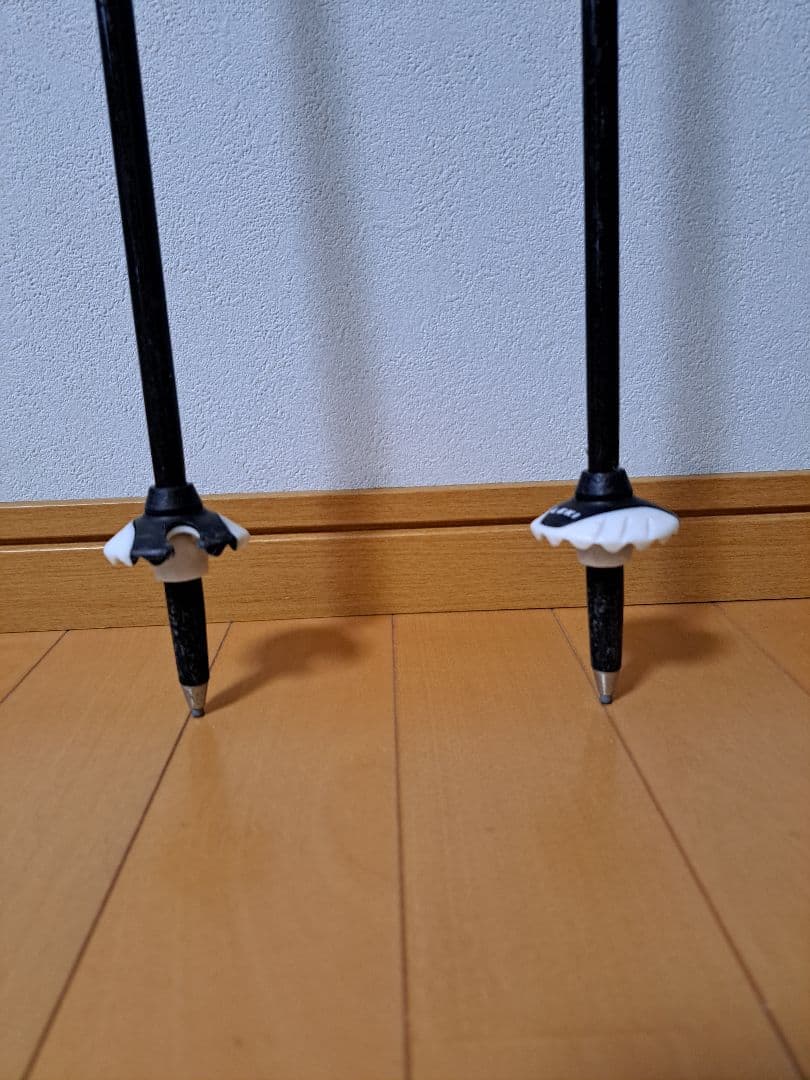 LEKI Carbonスキー用ポール 黒/白105cm