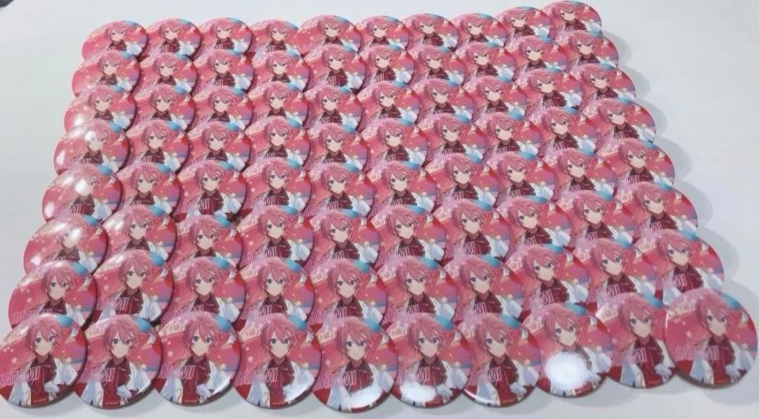 すとぷり さとみくん 缶バッジ 80個 旗持ち HWG