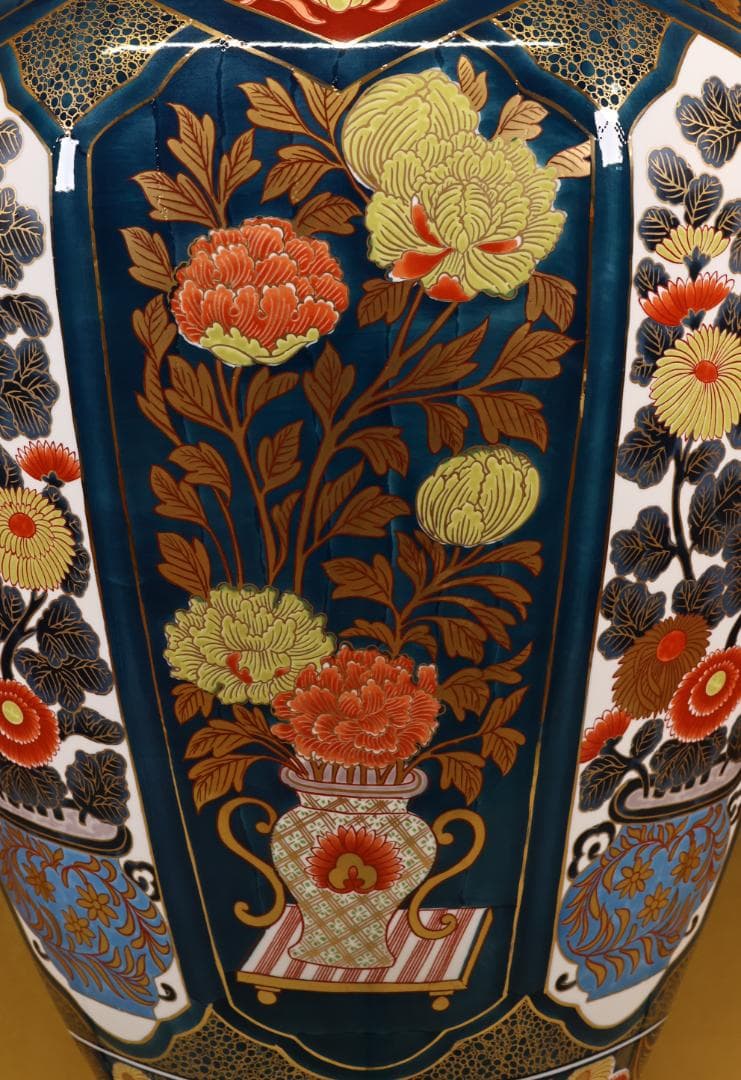 有田焼　舞右衛門 作 「 古伊万里　飾壺 」 沈香壷 高114cm　BK061