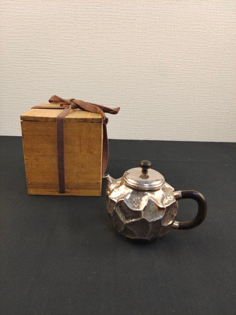 純銀急須　銀瓶　茶道具　214g