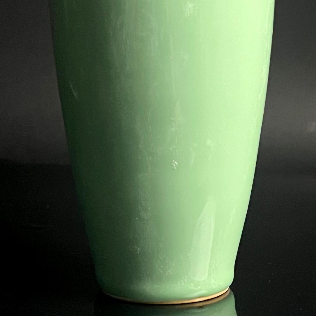 唐物 粉青釉観音瓶 大清康熙年製 款 中国美術 古玩 SN662