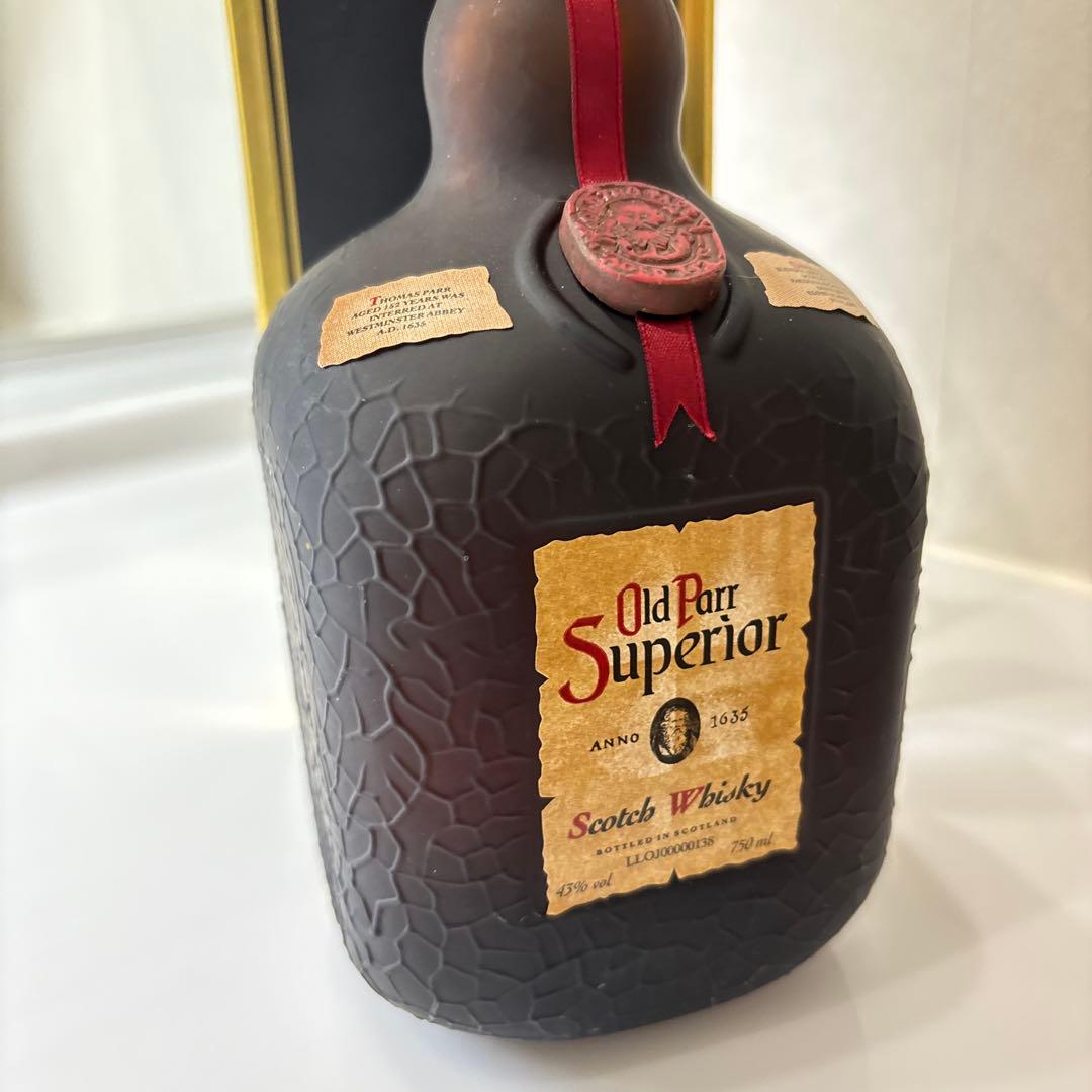 匿名発送　Old Parr Superior スコッチウイスキー 750ml