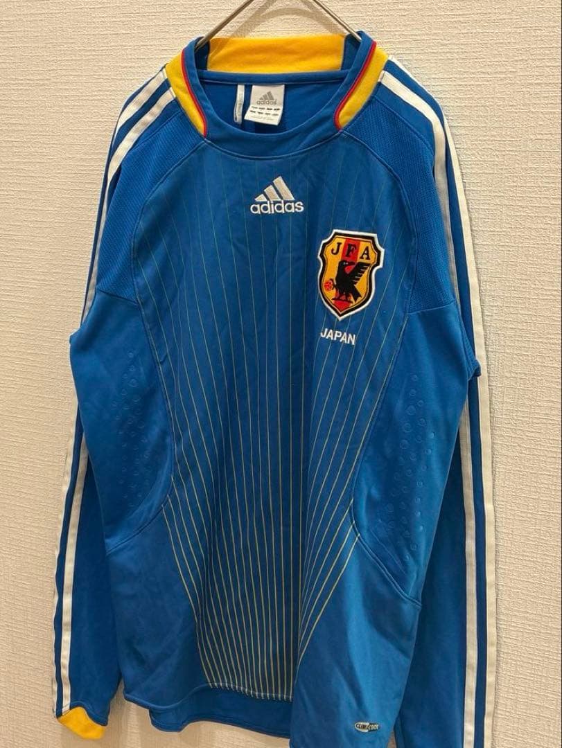 サッカー日本代表 08 09 ユニフォーム adidas／長袖 ご来光モデル