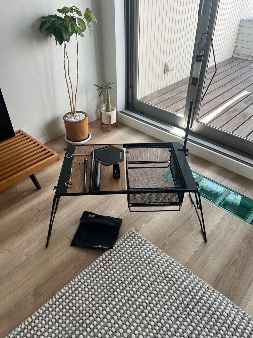 Igt テーブルセット➕α ランタンスタンド　天板　収納などなど