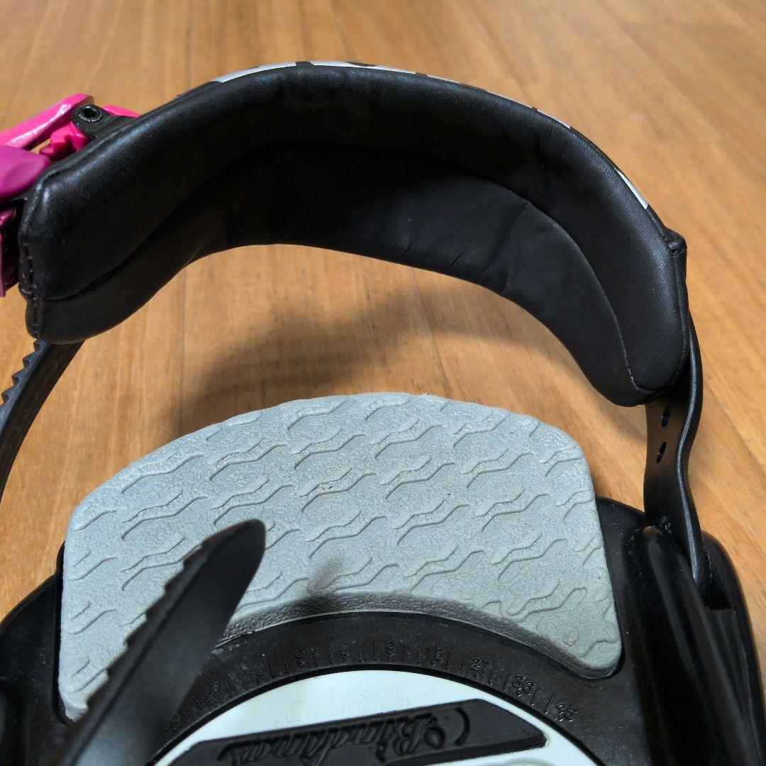 【USED】FLUX スノーボードビンディング PR15 ブラック/ピンク M