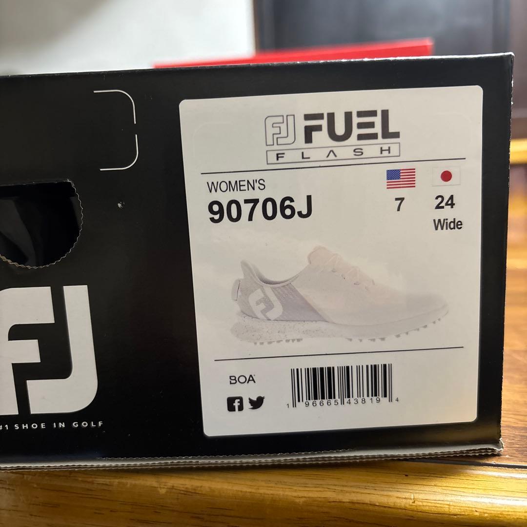 新品 FootJoy ゴルフシューズ BOAシステム ホワイト/グレー