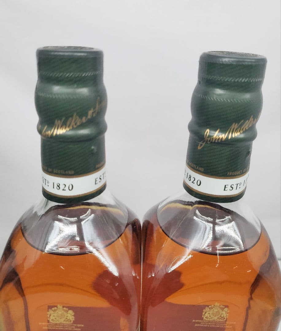 ジョニーウォーカー グリーンラベル 15年 750ml　2本セット