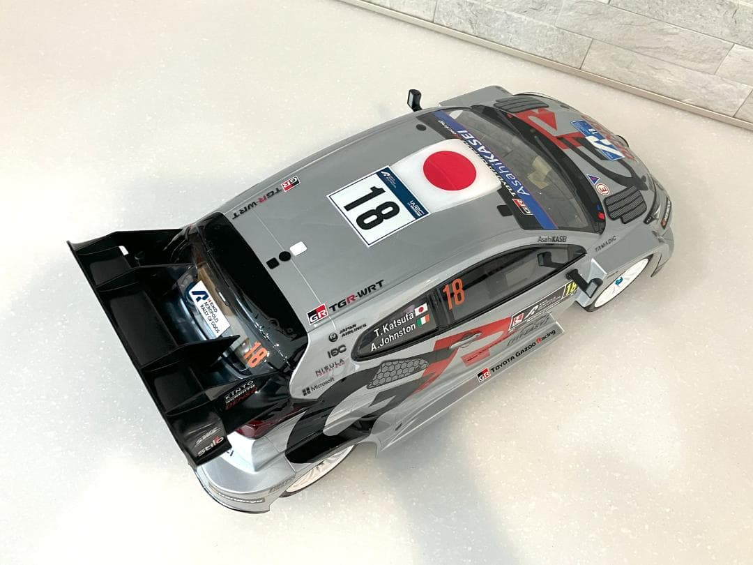 タミヤRCボディ ヤリス WRC2025 ラリーギリシャ・アクロポリス 勝田選手