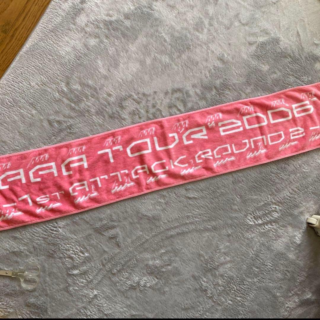 AAA 1st tour R2 マフラータオル　ピンク 初期