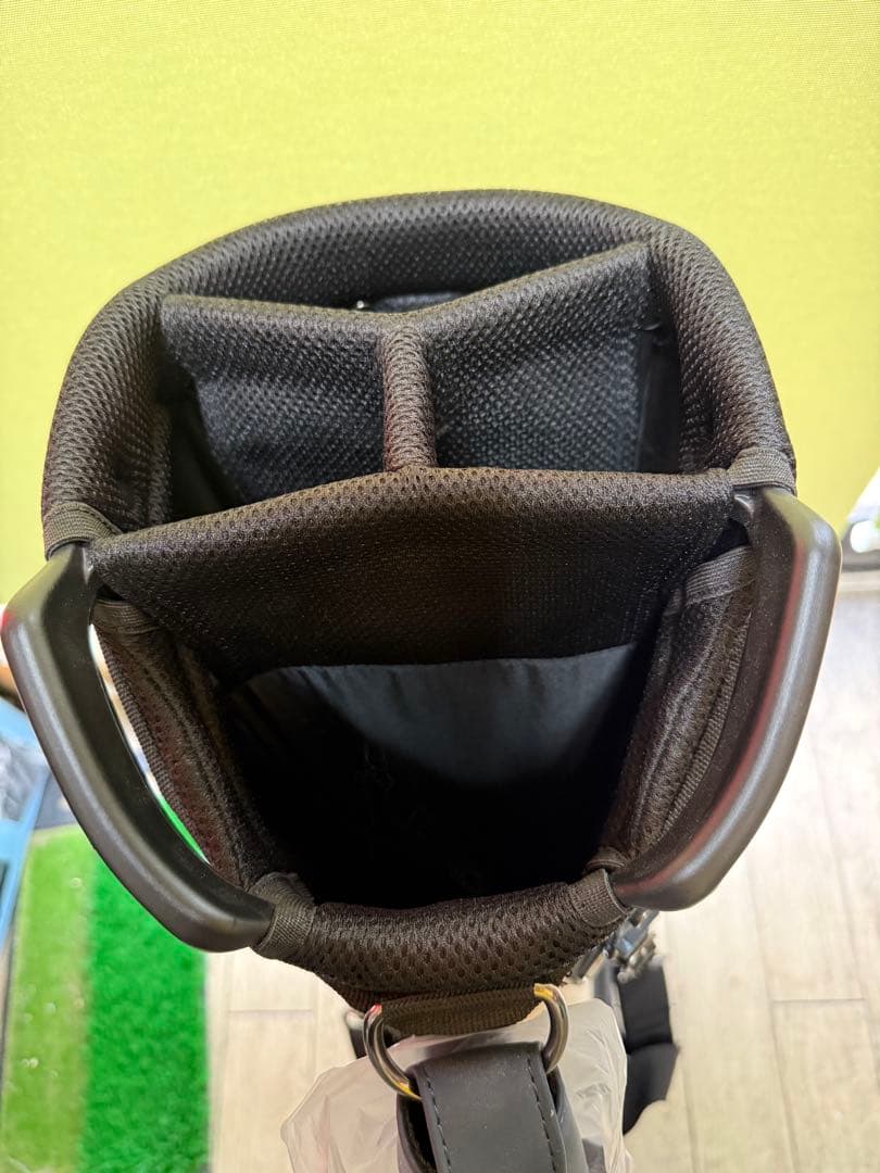 値下げ MIURA キャディバッグ ネイビー/ホワイト