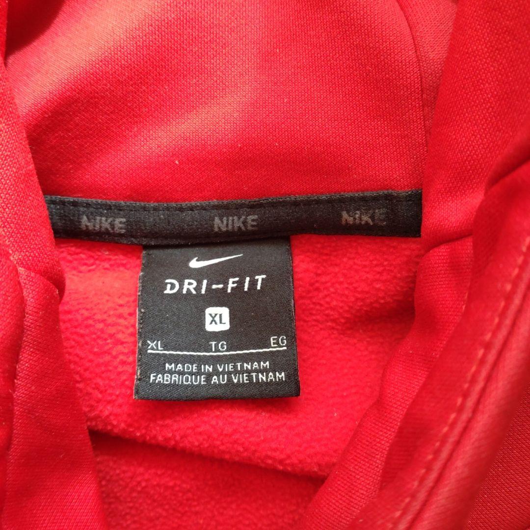 NIKE　ナイキ　パーカーパンツセットアップ　ジャージ　XLサイズ　赤黒