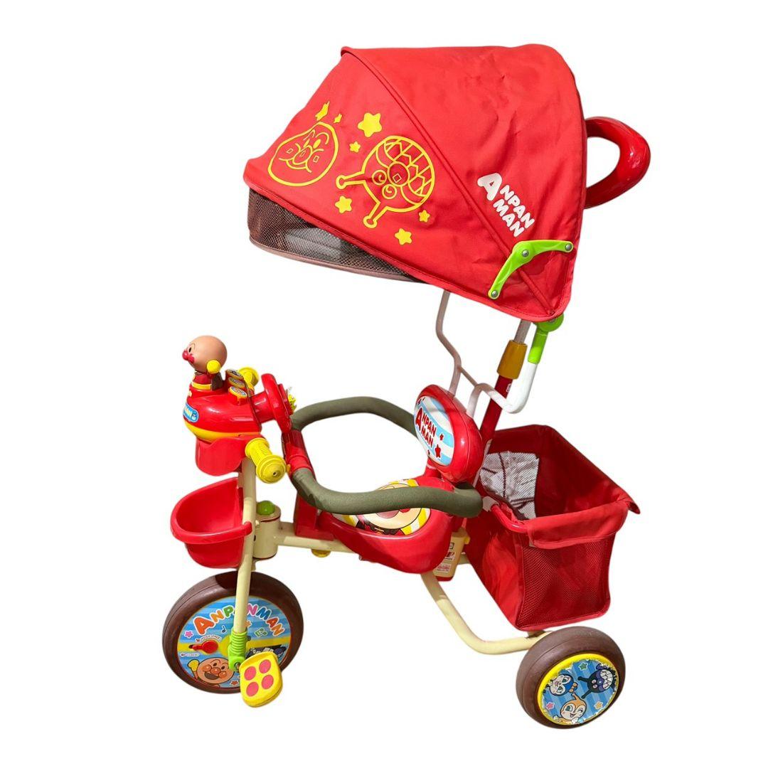 【アンパンマン】 三輪車 それいけ！アンパンマン デラックスII レッド 赤