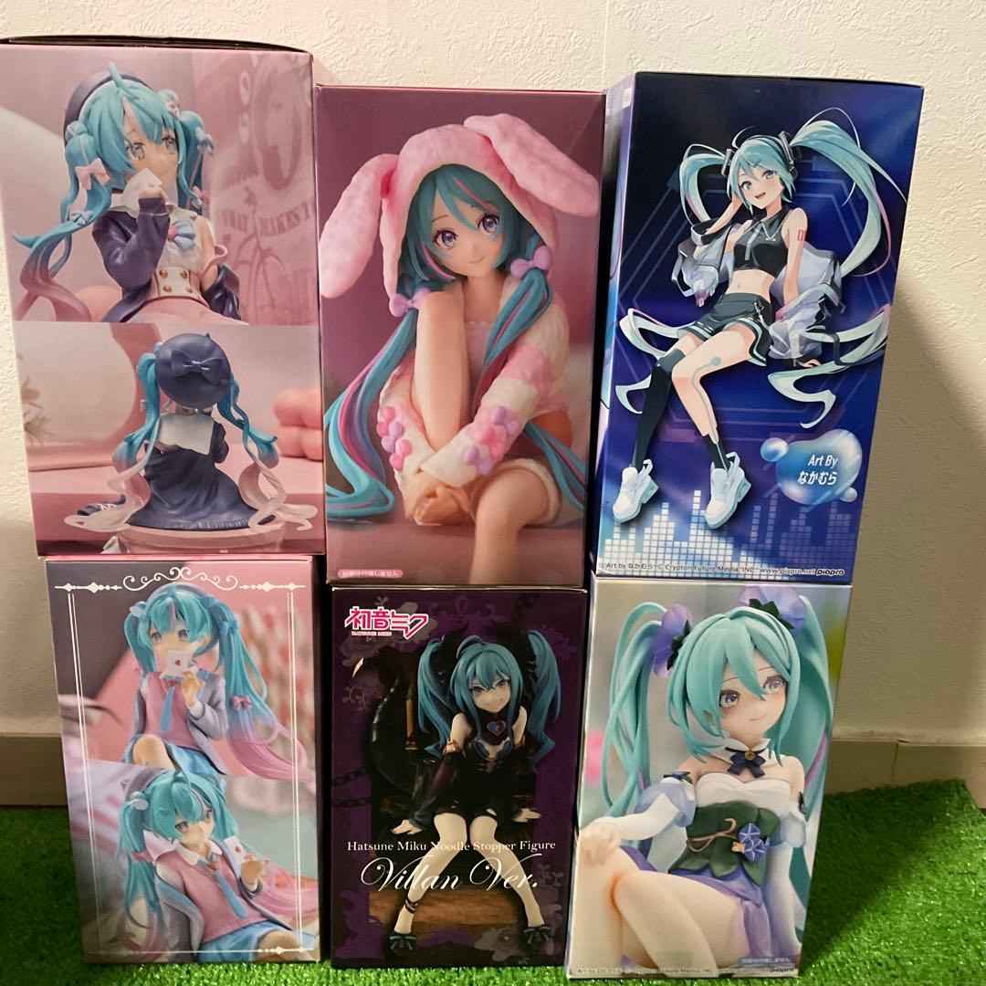 初音ミク ぬーどるストッパー フィギュア まとめ売り　6体セット　未開封
