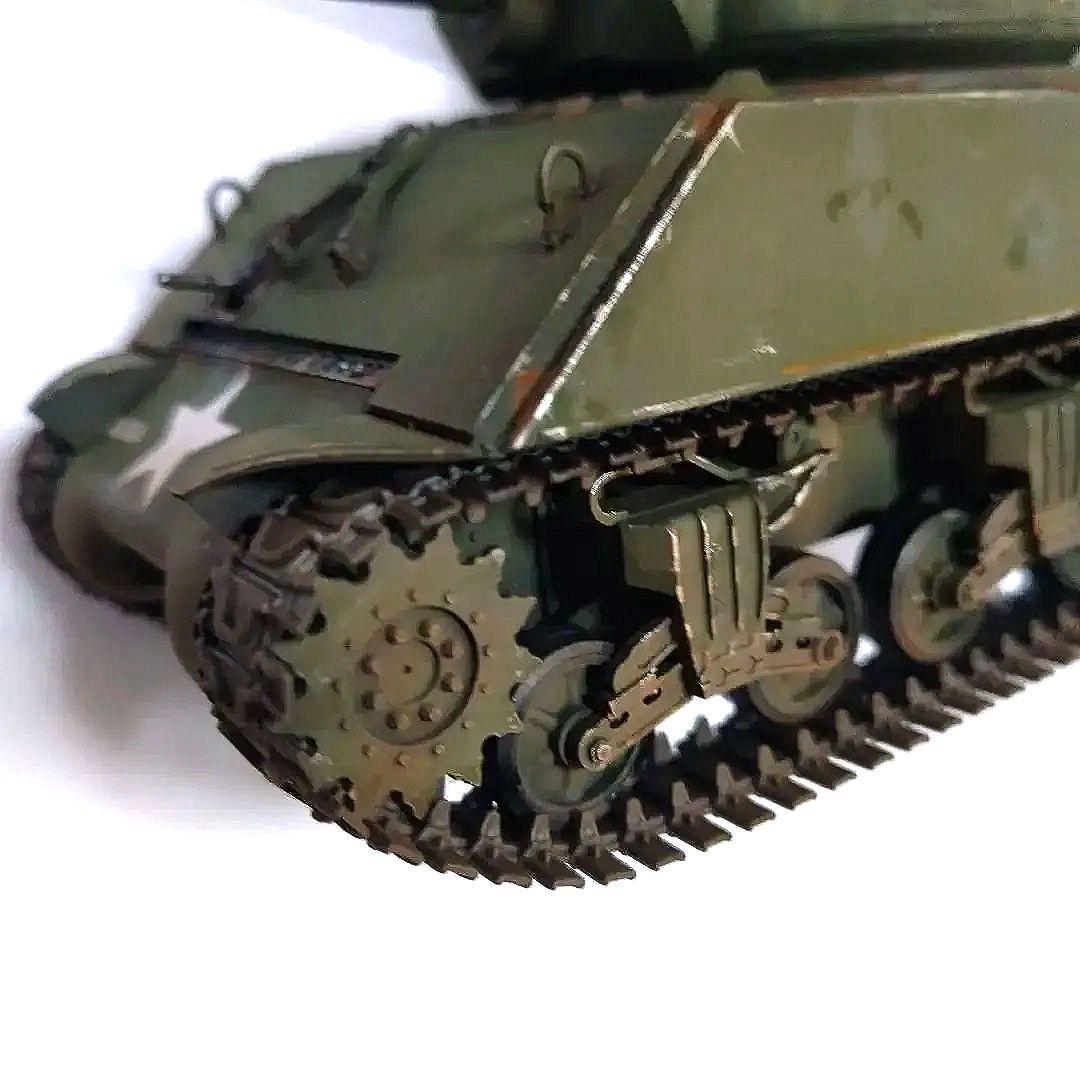 〚塗装済み完成品〛タミヤ 1/35 アメリカ中戦車 ジャンボシャーマン