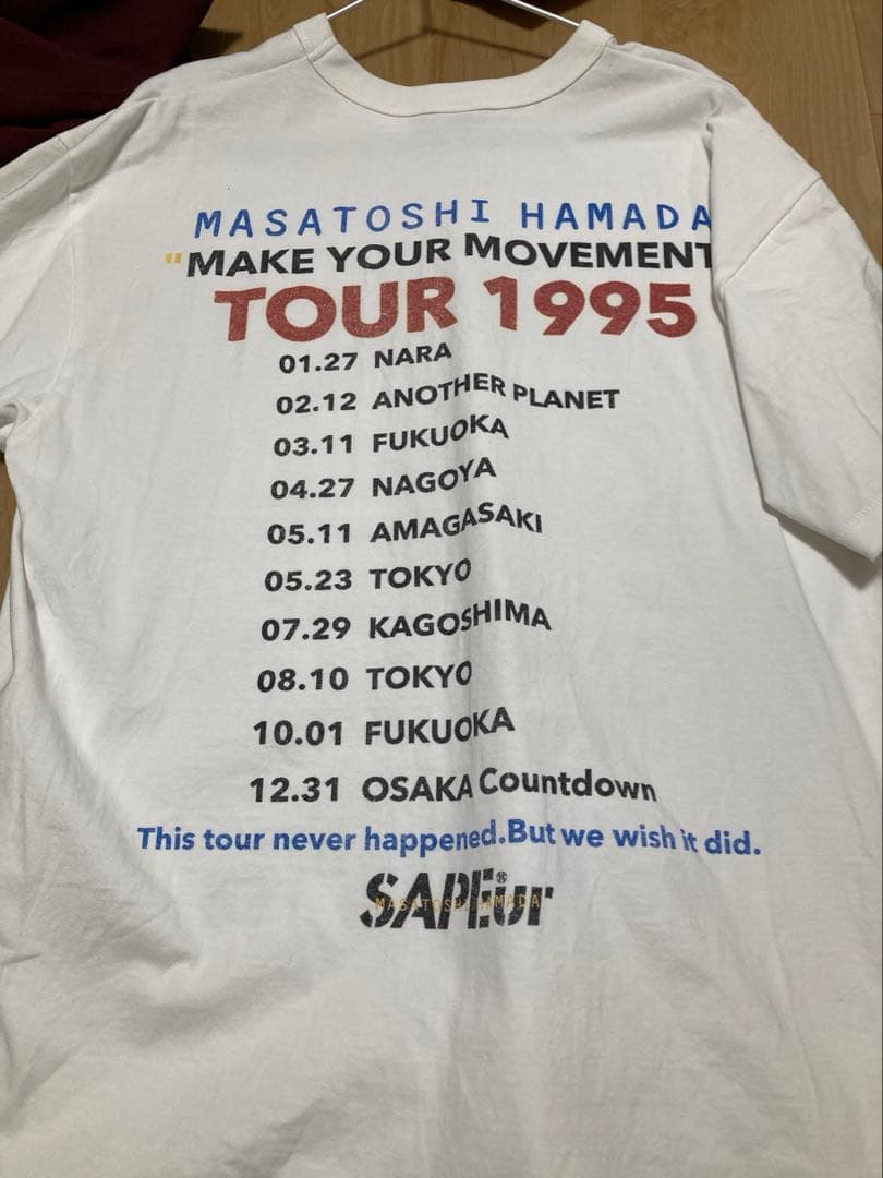 SAPEur 浜田雅功　限定Tシャツ　ポップアップ品　Lサイズ