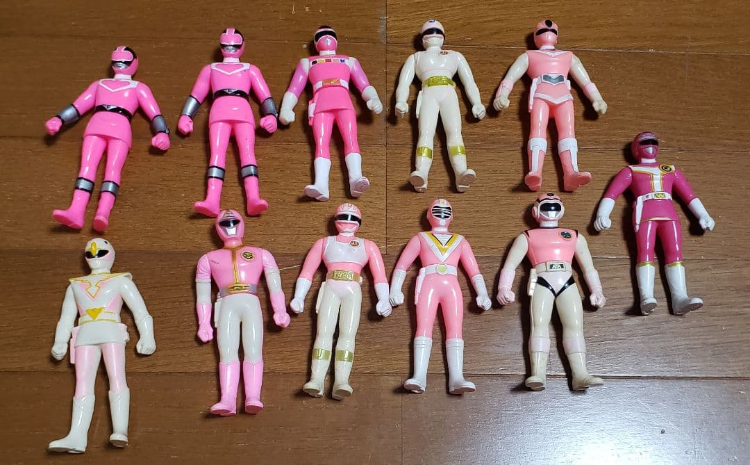 スーパー戦隊　ソフビフィギュアセット　85体セット　12～13cm