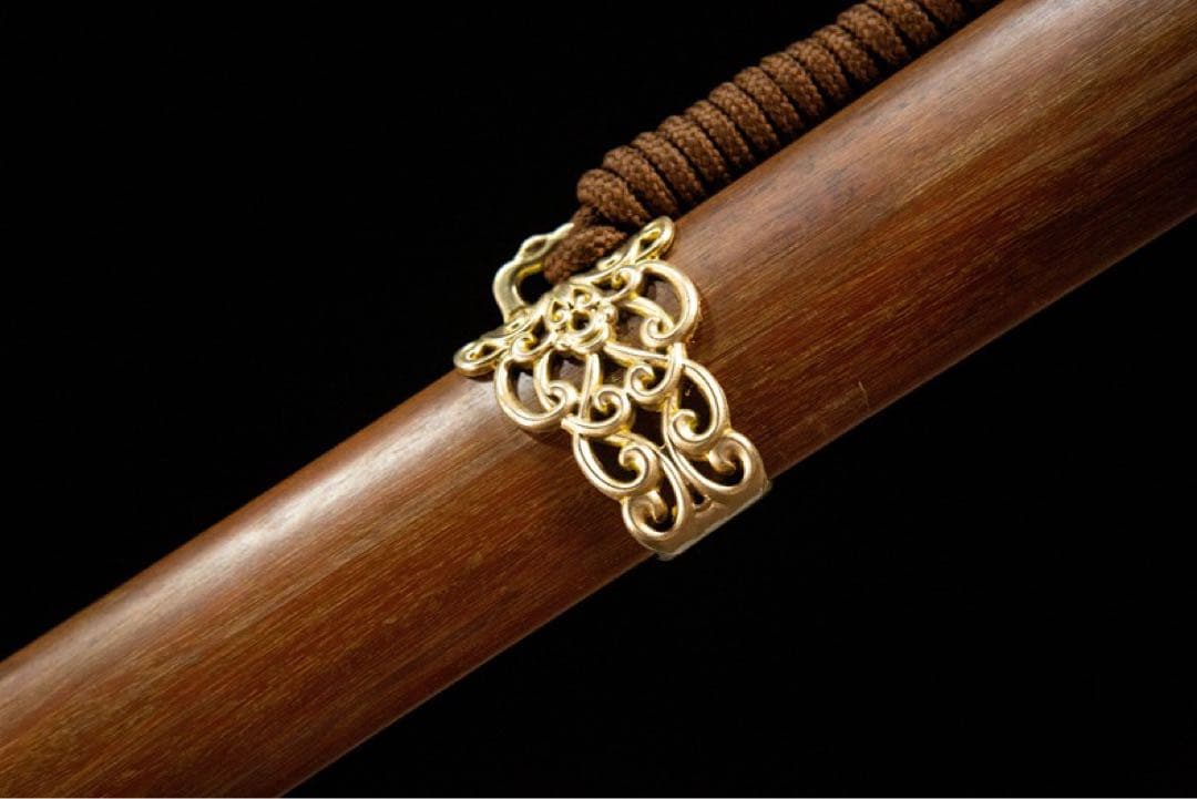 繁花唐横刀 模造刀 居合刀 武士道 武具 漢剣 唐刀 龍泉剣 手鍛造打