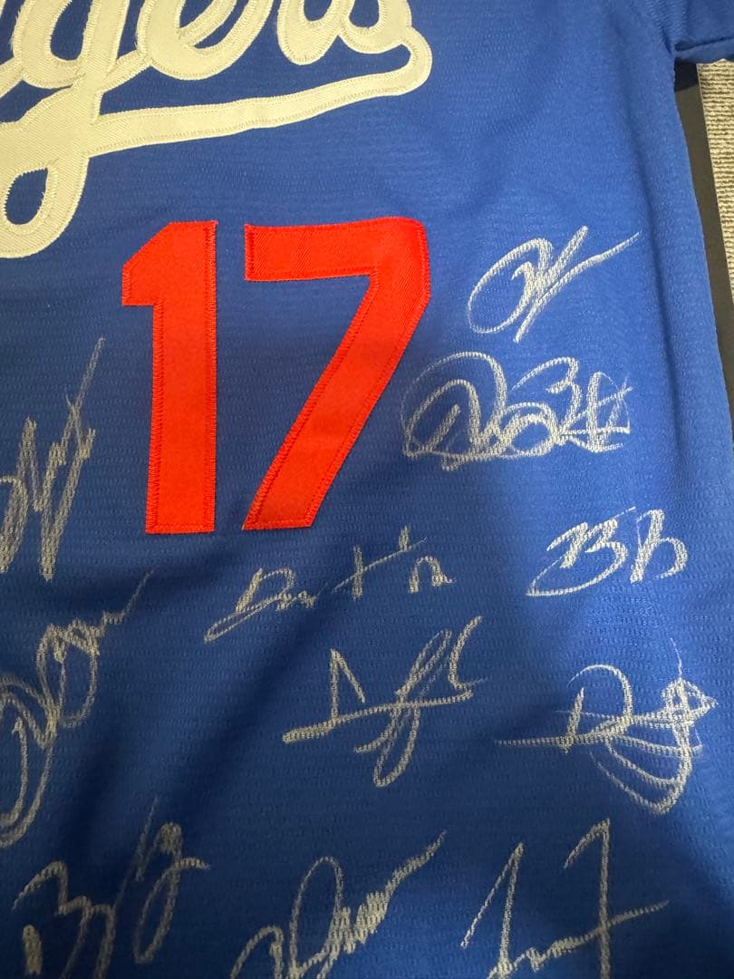 2024年ロサンゼルス・ドジャース　大谷翔平　直筆サインユニフォーム　証明書あり