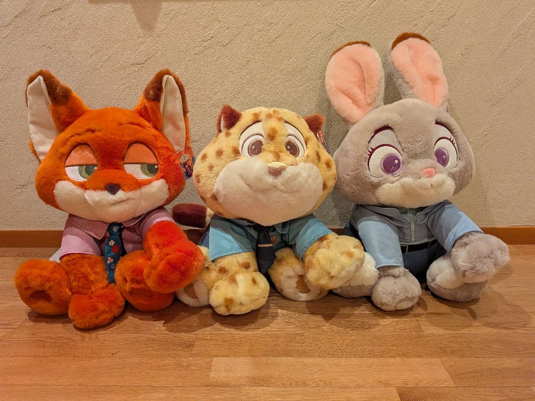 ズートピア2 ジュディ ニック クロウハウザーぬいぐるみ　コストコ　ディズニー