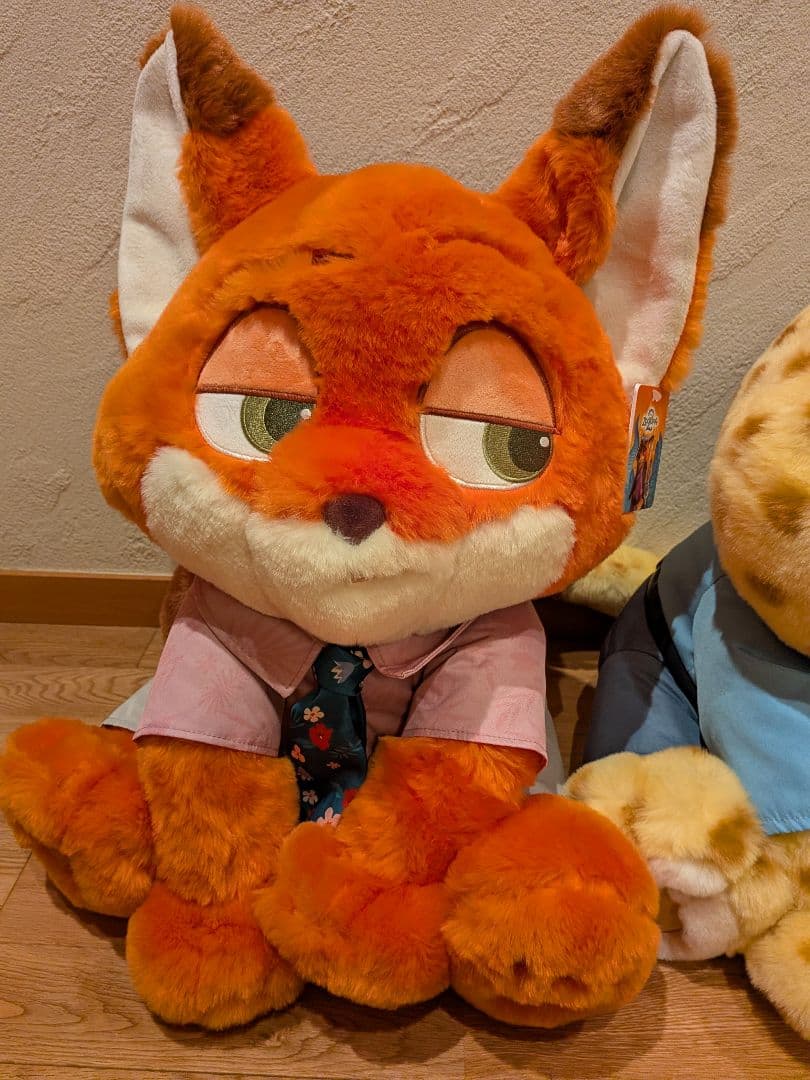 ズートピア2 ジュディ ニック クロウハウザーぬいぐるみ　コストコ　ディズニー
