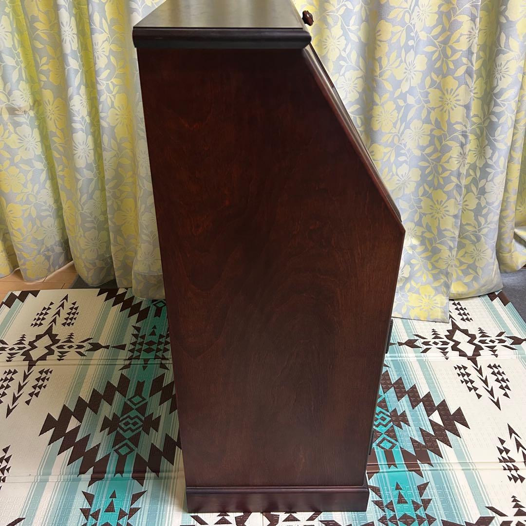 蝦夷民芸ライティングビューロー　美品　レトロ家具　アンティーク