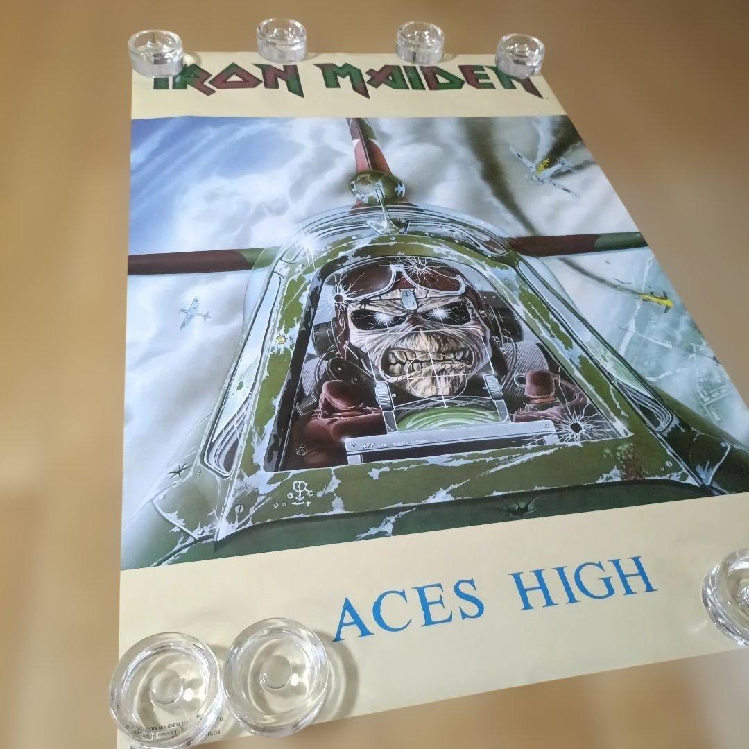IRON MAIDEN ポスター ACES HIGH Poster 1985