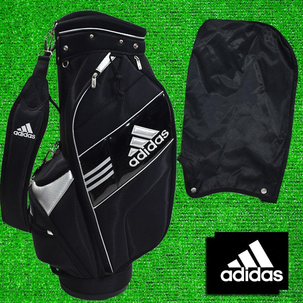 アディダス ゴルフ 軽量キャディーバック９型【ブラック】中古！