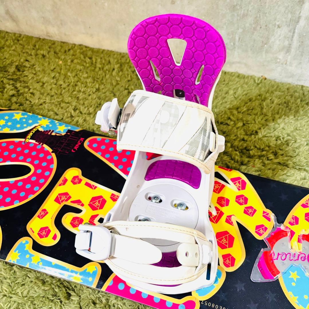 【良品】 イグニオ レディーススノーボード3点セット 140cm ブーツ23.0