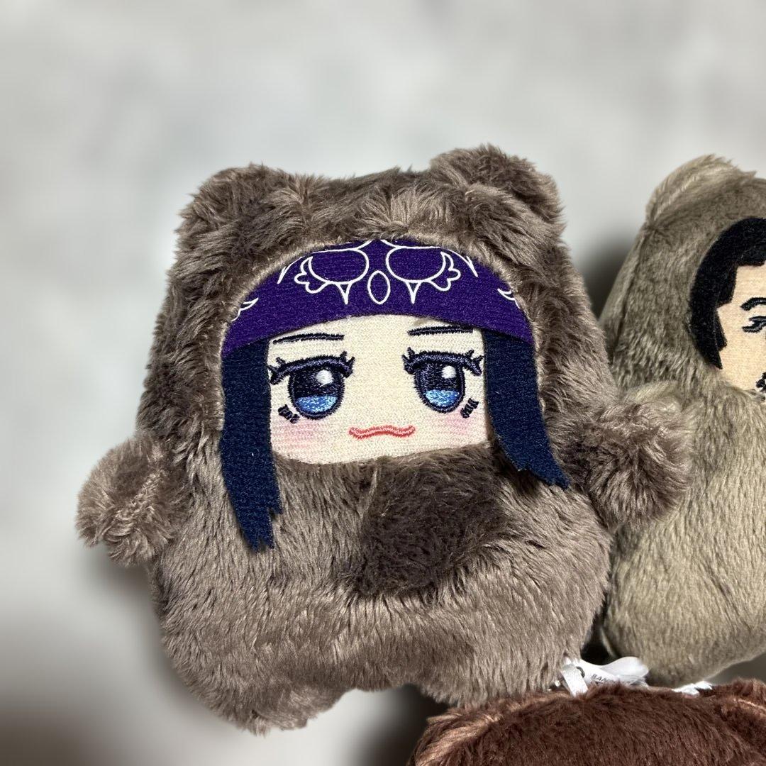 ゴールデンカムイ もふめ〜と ベアーぬいぐるみ vol.1 3種セット