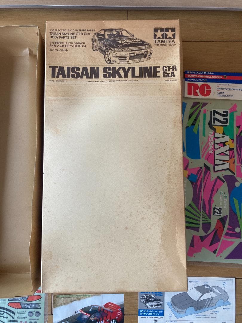 タミヤ TAISAN SKYLINE スペアボディ 当時物 AXIA デカール付