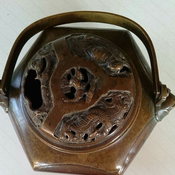 骨董品 手炉 手焙り 手あぶり アンティーク