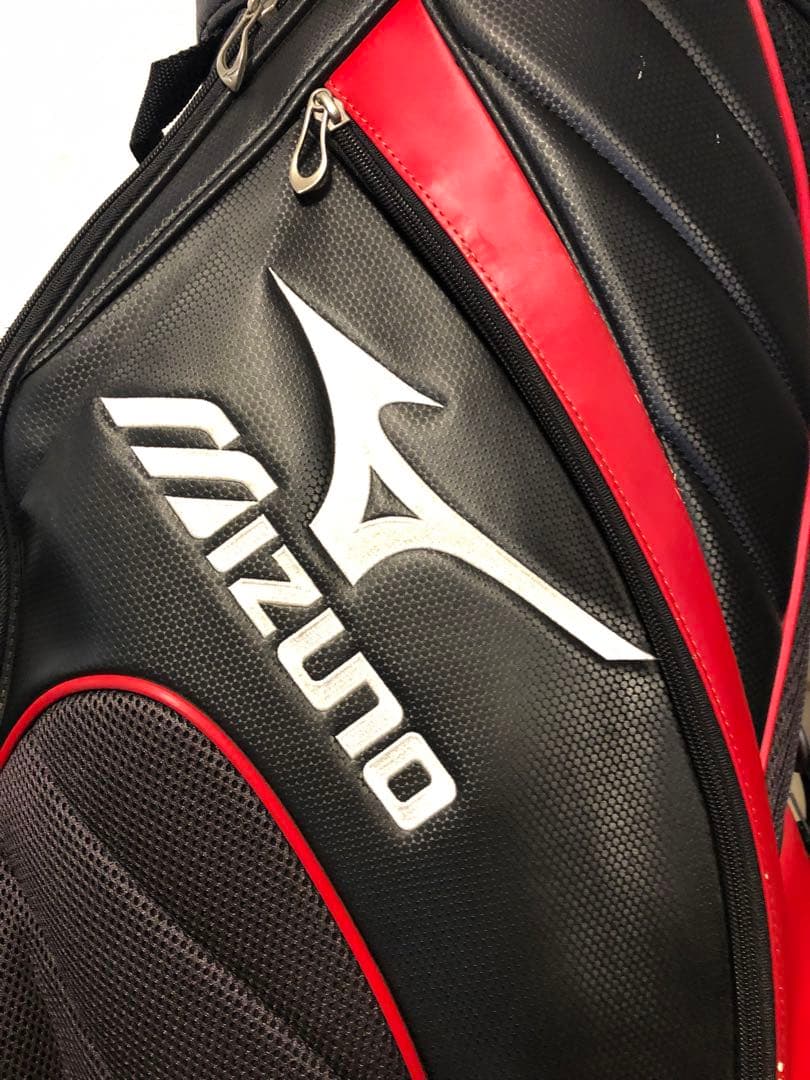 【送料込み】MIZUNO ミズノ　キャディバッグ　ゴルフバッグ　ブラック　メンズ