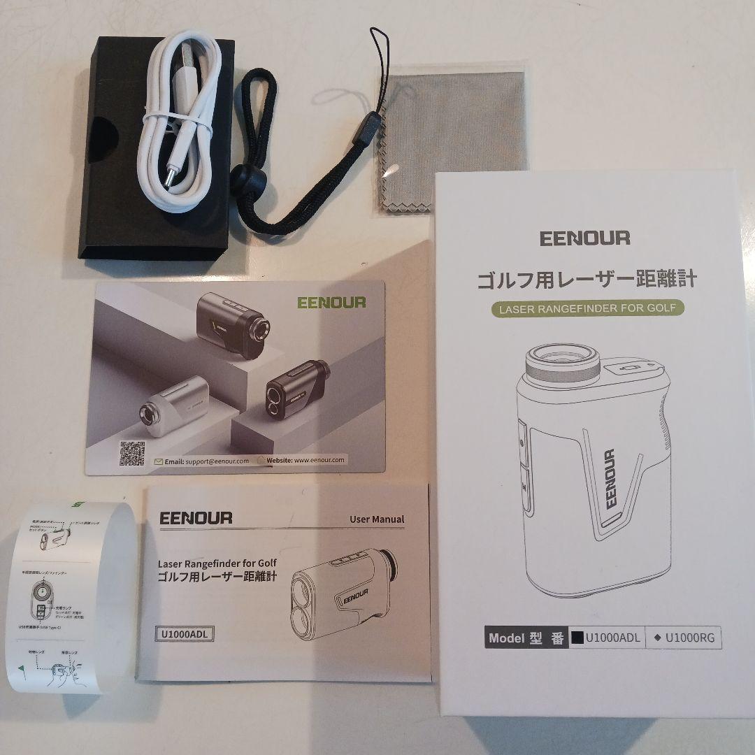 ゴルフ用 レーザー 距離計　EENOUR ゴルフ 距離測定器 U1000ADL
