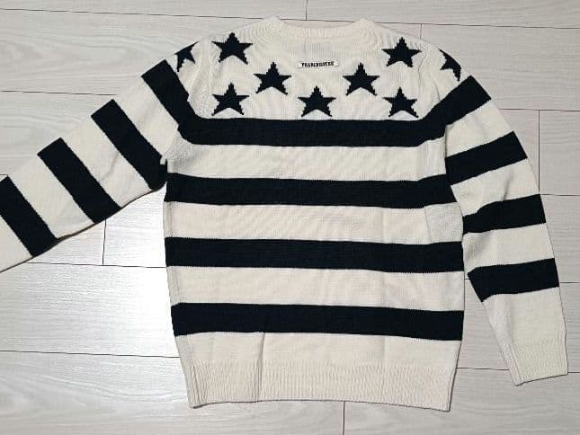 パーリーゲイツ☆ボーダー柄メンズ長袖ニット☆サイズ５（Ｌ）